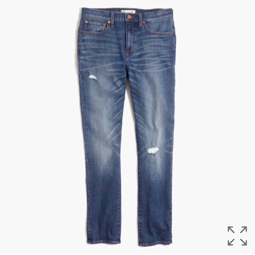 NWOT Madewell Cruiser Straight Jeans